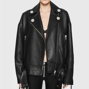 NWT Rebecca Minkoff Stevie Oversized Leather Jacket